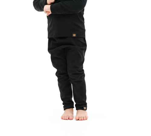 Термоштани д Turbat Yeti Bottom Kids anthracite black - 116 - чорний