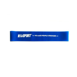 Стрічка-еспандер для вправ K-SPORT Power Band Mini синя