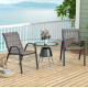 Крісло садове Costway Patio 2 шт, сіре