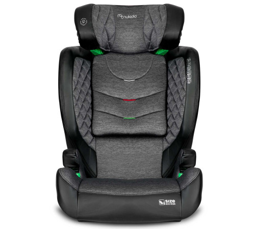 Автокрісло Nukido Louis чорно-сіре 15-36 кг ISOFIX