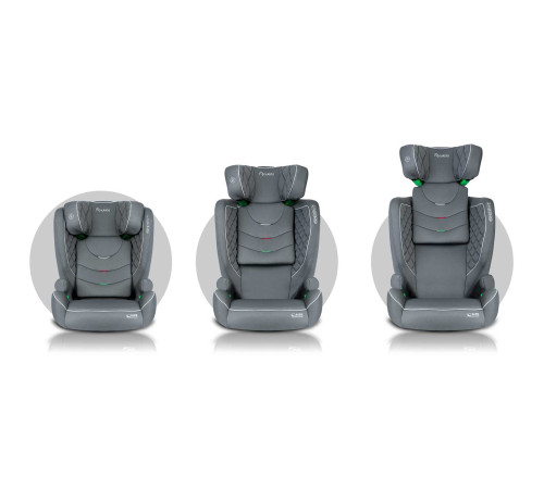 Автокрісло Nukido Louis сіре 15-36 кг ISOFIX