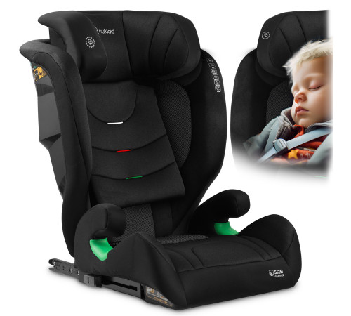 Автокрісло Nukido Louis Soft чорне 15-36 кг ISOFIX