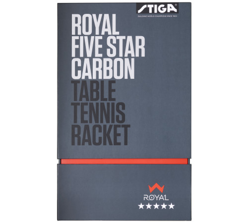Ракетка для настільного тенісу Stiga Royal Carbon 5 Star FL (1215-2818-01) Ракетка для настільного тенісу Stiga Royal Carbon 5 Star FL (1215-2818-01)