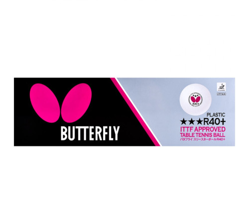 М'ячі для настільного тенісу BUTTERFLY білі - 12 шт. М'ячі для настільного тенісу BUTTERFLY білі - 12 шт.