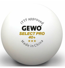 М'ячі для настільного тенісу Gewo Select Pro 40+ ITTF 6 шт (86481200)