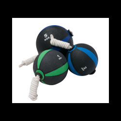 Медичний м'яч з мотузкою 6 кг Bauerfitness ACF-1046