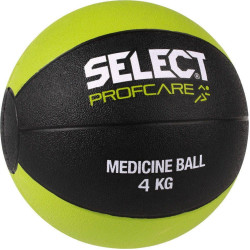   Медичний м'яч SELECT 15736 MEDICINE BALL 4 кг, чорно-зелений