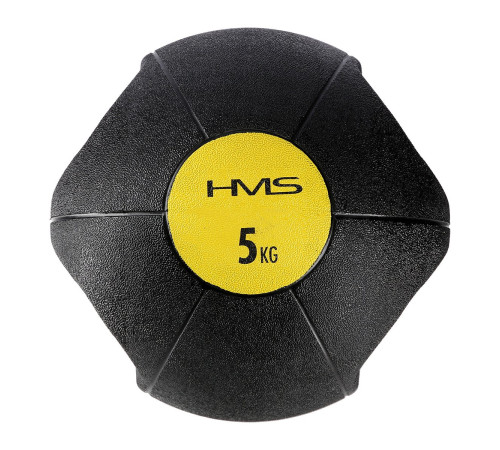 Медичний м'яч NKU05 5 кг HMS - чорний Медичний м'яч NKU05 5 кг HMS - чорний