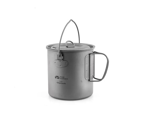Казанок титановий Mobi Garden NX20666032 1,25л, сірий Казанок титановий Mobi Garden NX20666032 1,25л, сірий