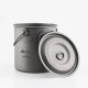 Казанок титановий Mobi Garden NX20666032 1,25л, сірий