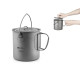 Казанок титановий Mobi Garden NX20666032 1,25л, сірий