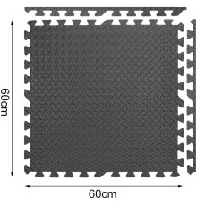 Килимок-пазл WCG  EVA 60х60х1,9 см чорний
