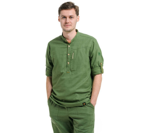 Сорочка ч Turbat Madeira Hemp Mns bronze green - XL - зелений