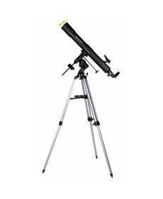 Телескоп Bresser Quasar 80/900 EQ Refractor Solar Carbon з сонячним фільтром і адаптером для смартфона (4780909)