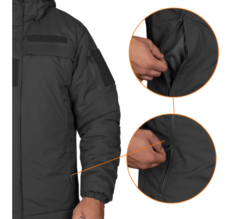 Зимова куртка Patrol System 3.0 Nylon Taslan Чорна (7273), S