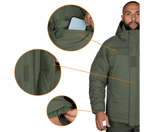 Зимова куртка Patrol System 3.0 Nylon Taslan Олива (7304), S