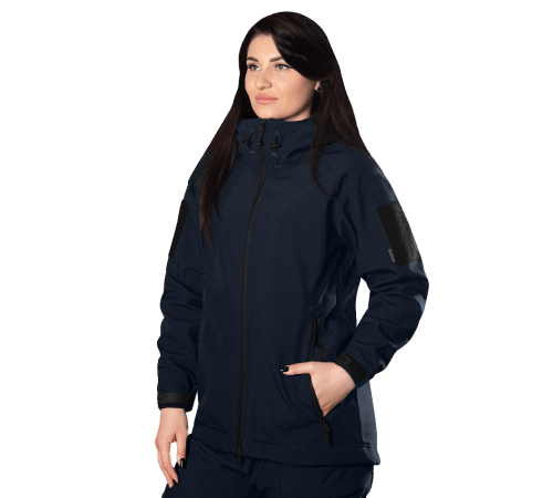 Жіноча куртка Stalker SoftShell Темно-синя (7443), S