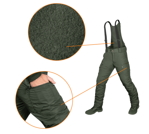 Зимові штани Patrol Nylon Taslan Олива (7355), XXXL