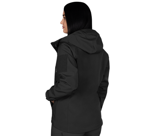 Жіноча куртка Stalker SoftShell Чорна (7442), XS