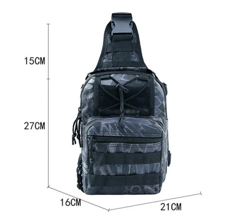 Сумка Smartex 3P Tactical 10 ST-050 Чорна Сумка Smartex 3P Tactical 10 ST-050 Чорна