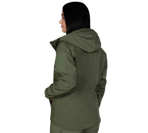 Жіноча куртка Stalker SoftShell Олива (7441), XS