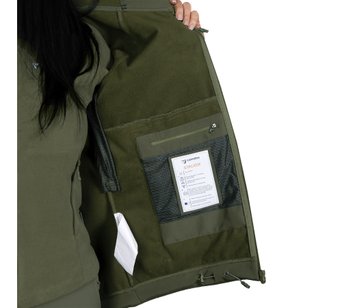 Жіноча куртка Stalker SoftShell Олива (7441), S