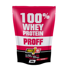 100% Whey Protein Proff Power Pro - 500g Strawberry