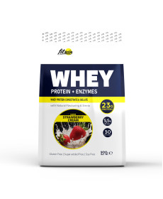 Сироватковий протеїн Whey - 900г Полуничний крем