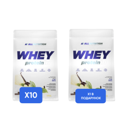Whey Protein - 900g x10 + 1x Whey Protein - 900g в подарунок!