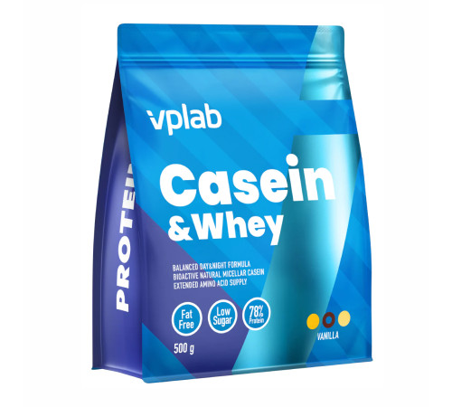 Casein & Whey VPLab - 500g Vanilla Casein & Whey VPLab - 500g Vanilla