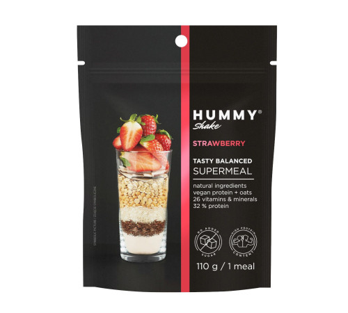 Шейк Hummy Shake Tasty Balanced Supermeal - 110г Полуниця