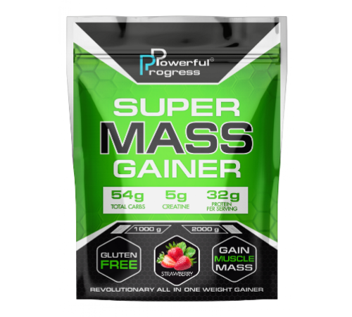 Super Mass Gainer - 1000g Strawberry Super Mass Gainer - 1000g Strawberry