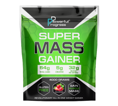 Super Mass Gainer - 4000g Strawberry Super Mass Gainer - 4000g Strawberry
