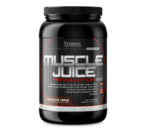 Muscle Juice Revolution 2600 - 2120g Chocolate Creme Muscle Juice Revolution 2600 - 2120g Chocolate Creme