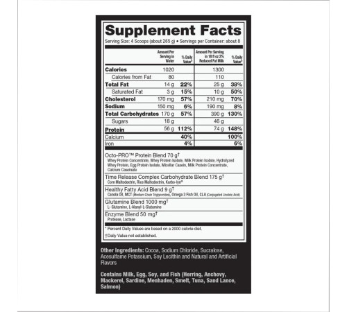 Muscle Juice Revolution 2600 - 2120g Chocolate Creme Muscle Juice Revolution 2600 - 2120g Chocolate Creme