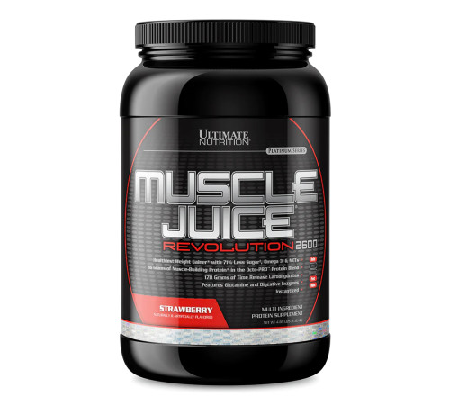 Muscle Juice Revolution 2600 - 2120g Strawberry Muscle Juice Revolution 2600 - 2120g Strawberry
