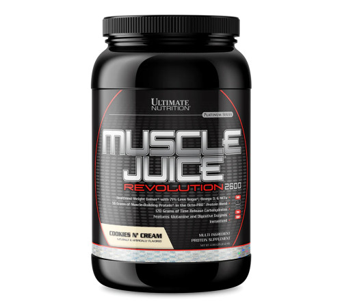 Muscle Juice Revolution 2600 - 2120g Cookies Creme Muscle Juice Revolution 2600 - 2120g Cookies Creme