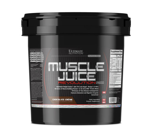 Muscle Juice Revolution 2600 - 5040g Chocolate Creme Muscle Juice Revolution 2600 - 5040g Chocolate Creme