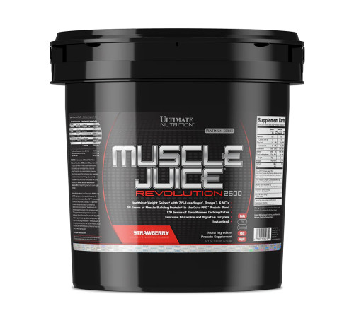 Muscle Juice Revolution 2600 - 5040g Strawberry Muscle Juice Revolution 2600 - 5040g Strawberry