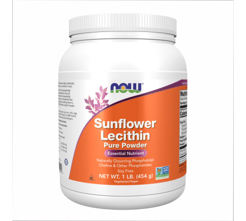 Соняшниковий лецитин (Sunflower Lecithin Pure Powder 1lb) 454г