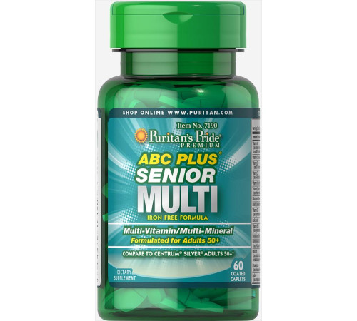 ABC Plus Multivitamin and Multi-Mineral Formula - 60 Caplets ABC Plus Multivitamin and Multi-Mineral Formula - 60 Caplets