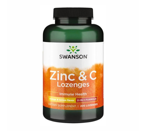 Zinc & C Lozenges orange & lemon - 200caps Zinc & C Lozenges orange & lemon - 200caps