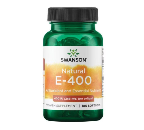 Natural Vitamin E - 100 softgel Natural Vitamin E - 100 softgel
