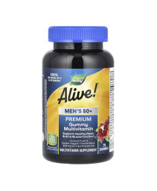 Чоловічі мультивітаміни 50+ (Alive!® Men's 50+ Gummy) - 75 жуйок