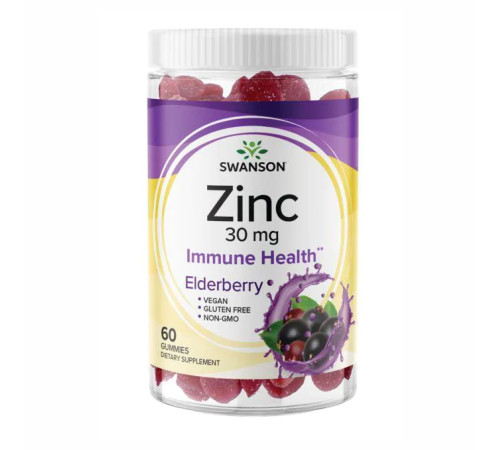 Zinc 30mg - 60 Gummies Elderberry Zinc 30mg - 60 Gummies Elderberry