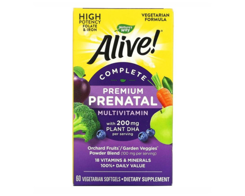 Alive! Nature's Way Prenatal Multi - 60 softgels