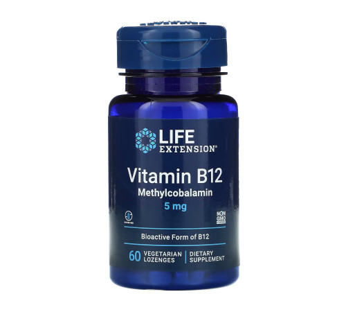 Вітамін B21 / Vitamin B12 Methylcobalamin 5мг - 60 капсул