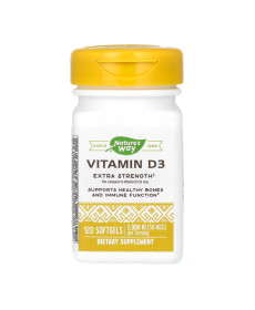 Вітамін D3 (Vitamin D3 Extra Strength) 120 капсул