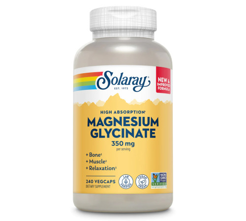 Магнію гліцинат Magnesium Glycinate 350мг - 240 капсул