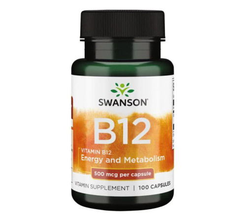 Vitamin B12 500 mcg - 100 Caps Vitamin B12 500 mcg - 100 Caps